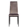 Стул Tetchair Easy Chair (mod. 24-1) 20549 Dark grey (темно-серый) HLR24/черный 4шт. фото 5