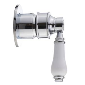 Смеситель для душа Migliore Ermitage Mini 28591 с внутренней частью, хром, белый