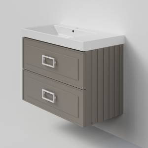 Тумба под раковину La Fenice Cubo Twin Cappuccino 90 бежевый матовый
