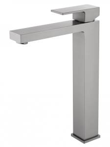 Смеситель для раковины Wonzon & Woghand WW-88239016-BGM высокий, темный графит