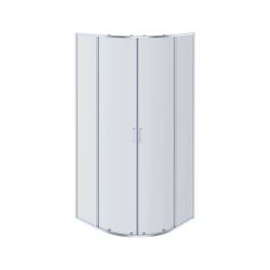 Душевой уголок Aquatek AQ ARI RO 10020CH профиль хром, стекло прозрачное 100x200
