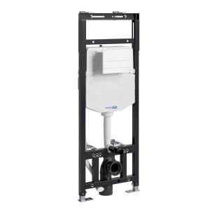 Система инсталляции для унитазов Wasserkraft New Aller 10TLT.010.ME.WM04 клавиша белый матовый