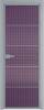 Межкомнатная дверь Profil Doors 5 AX цвет профиля Серебро, стекло безопасное 6 мм мору фиолетовое 700x2000