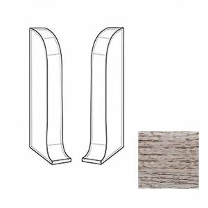 Заглушки LinePlast Африканское Дерево L001 58 мм (пара)