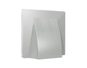 Лицевая панель для вывода кабеля Ambrella Volt Alfa AP4158 серебро глянец