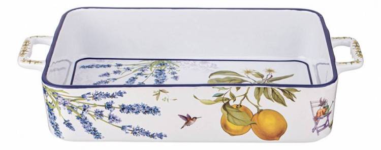 Блюдо Lefard Прованс Лимоны 104-853 (32.5x19x6 см)