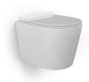 Комплект Tece TC412001480 Инсталляция для унитаза Tece + Унитаз подвесной beWash Aldo безободковый, с сиденьем микролифт, белый глянец фото 4