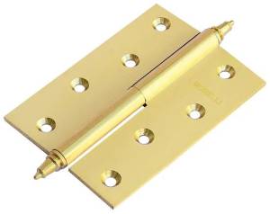 Петля Morelli MSN 100X70X2.5 SG L матовое золото левая, с подшипником