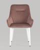 Стул Stool Group Диана MC101-2 KD HLR-44 пыльно-розовый ножки белые, велюр фото 4
