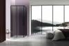Душевой уголок Vincea Slim-N VSS-4SN900CGB 900x900, профиль черный, стекло тонированное фото 2