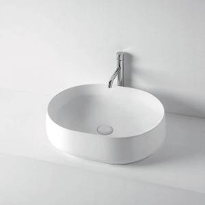 Раковина Kerasan F10 460530 накладная, 55 см, белая матовая