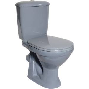 Унитаз-компакт Оскольская керамика Суперкомпакт 44970130422 Стандарт серый