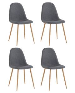 Набор из 4 стульев Stool Group Валенсия SN OS-001 1009-26 X4 темно-серый