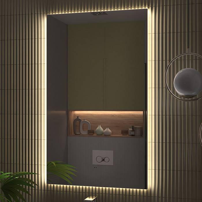 Зеркало Vigo Quadro Comfort 60 с подсветкой