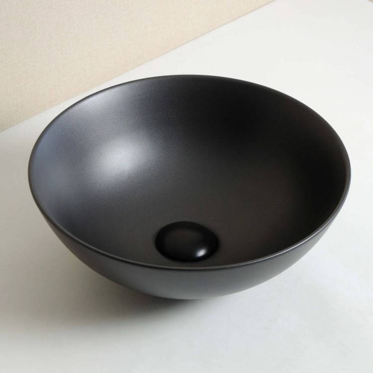 Раковина Gid Esfera 9081gnm 53404 серая матовая, 36x36x14