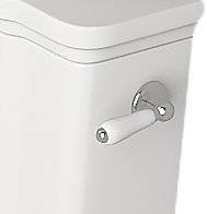 Механизм смыва Kerasan Waldorf 756990 с боковой ручкой (уст-ка справа) хром