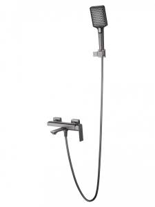 Смеситель для ванны Wonzon & Woghand WW-88639011-BGM с душем, темный графит