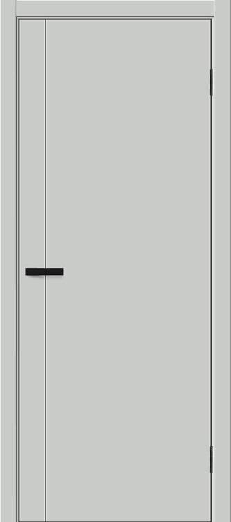 Межкомнатная дверь Bravo Браво-0.10 П полотно Grey Silk 900x2000