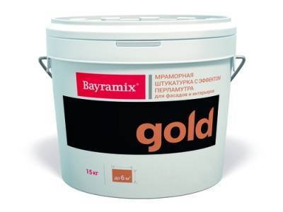 Декоративная штукатурка Bayramix Mineral Gold GR151 15кг