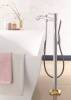 Смеситель для ванны с душем Hansgrohe Metropol Classic 31445090 напольный, хром - золото фото 2