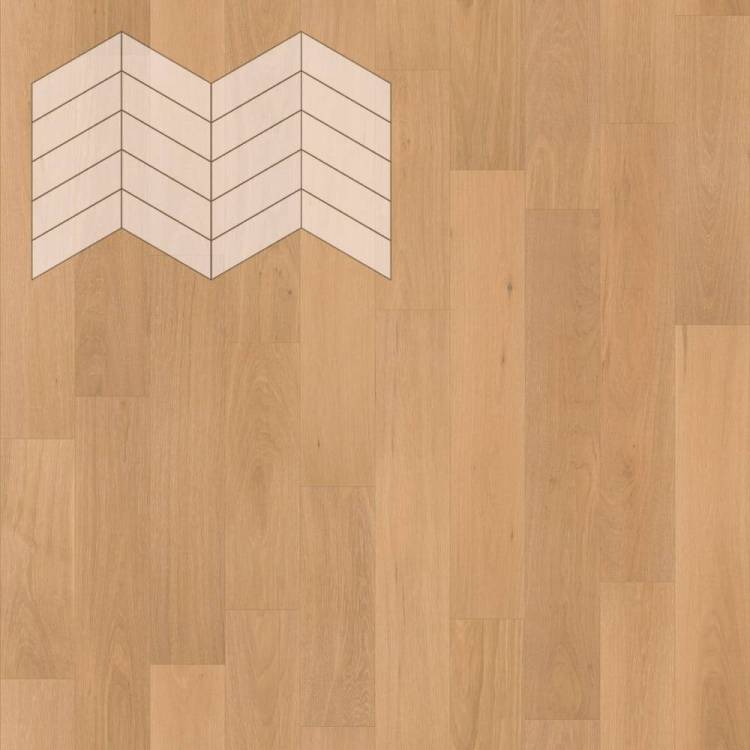 Паркетная доска Lab Arte Chevron Pro Французская Елка Дуб Натур Флора лак 337-400x110x14