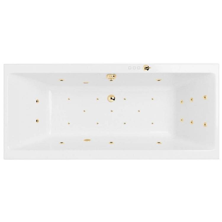 Акриловая ванна Excellent Pryzmat ULTRA WAEX.PRY19.ULTRA.GL 190x90 золото