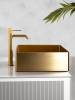 Раковина AltroBagno Аккордо (Accordo) 001009 OrSp матовое золото, 50.2x40.2 фото 10