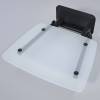 Сиденье для душа Black&White SN-0883B 0883000B складное, настенное, черный матовый
