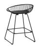 Набор из 4 полубарных стульев Stool Group UFO-24A-P11 BL/BL X4 черный фото 8