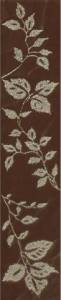 Бордюр Tubadzin Delice L-Delice choco 1 7.4х36
