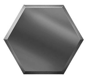Зеркальная плитка ДСТ Соты СОЗГ2 21.6x25