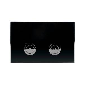 Кнопка смыва Point Венера PN44071BC черный, хром