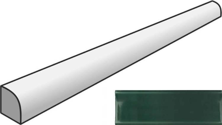 Бордюр Equipe Vibe 28901 Jolly Newport Green 1.2x20