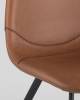 Набор из 4 стульев Stool Group Саксон SAXON PU BROWN X4 коричневый, экокожа фото 8