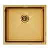 Мойка кухонная Paulmark Gerberg 48 Uni PM254844-BG Брашированное Золото, 48x44