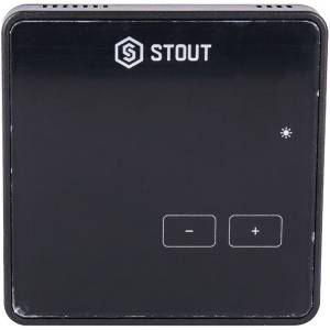 Комнатный терморегулятор Stout R-8z, беспроводной, черный, 230 B (STE-0101-008004)