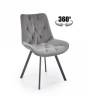 Стул кухонный Halmar K519 V-CH-K/519-KR-POPIELATY серый