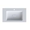 Раковина Uperwood Modul 2911020340 белая глянцевая, 80x45 фото 2
