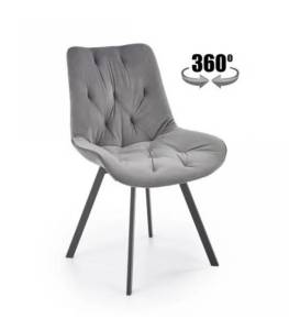 Стул кухонный Halmar K519 V-CH-K/519-KR-POPIELATY серый