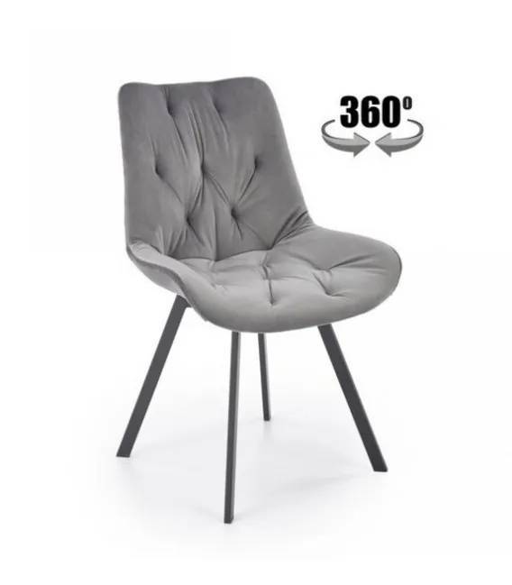 Стул кухонный Halmar K519 V-CH-K/519-KR-POPIELATY серый