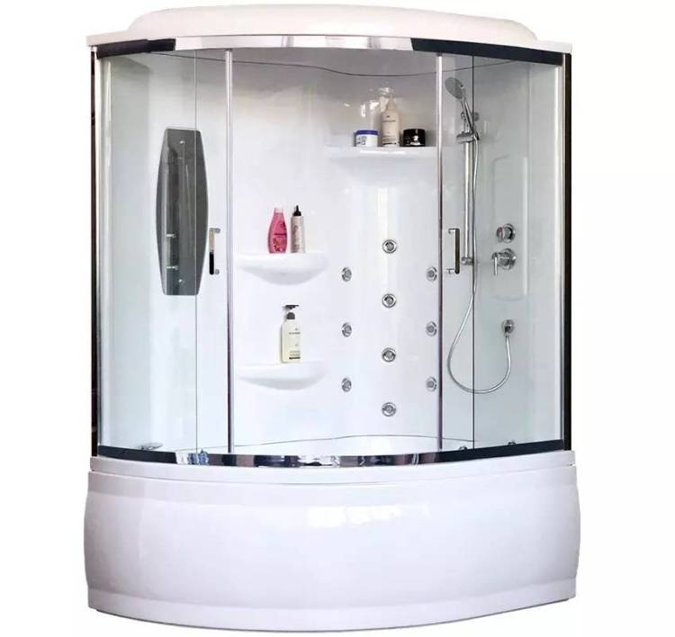 Душевой бокс Royal Bath RB150ALP-T-CH-L