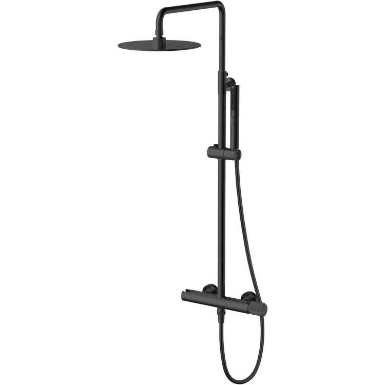 Душевая стойка Allen Brau Liberty 5.33007-31 черная матовая