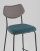Стул полубарный Stool Group Casey B2171-H65 K-17+M8532 MAB1-10 темно-бирюзовый с серой экокожей фото 8