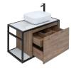 Тумба под раковину Aquanet Nova Lite Loft 75 R 261657 дуб рустикальный фото 11