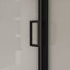 Душевая дверь в нишу Vincea City VDS-5CT140CLB 1400x1950, профиль черный, стекло прозрачное фото 3