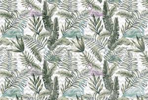 3D Фотообои Artegrafico «Фламинго в пастельных тонах» TB-038 песок