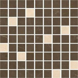 Мозаика Kerranova Marble Trend K-1002(1003)/MR(LR)/m21 Pulpis(Crema Marfil) 30х30x10
