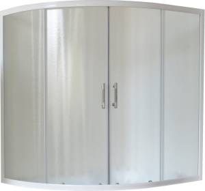 Шторка на ванну Royal Bath Alpine RB140ALP-C 140 см матовое стекло