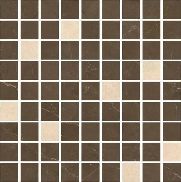 Мозаика Kerranova Marble Trend K-1002(1003)/MR(LR)/m21 Pulpis(Crema Marfil) 30х30x10