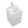 Тумба с раковиной BelBagno UNO-MINI 40 подвесная, Bianco Opaco фото 3